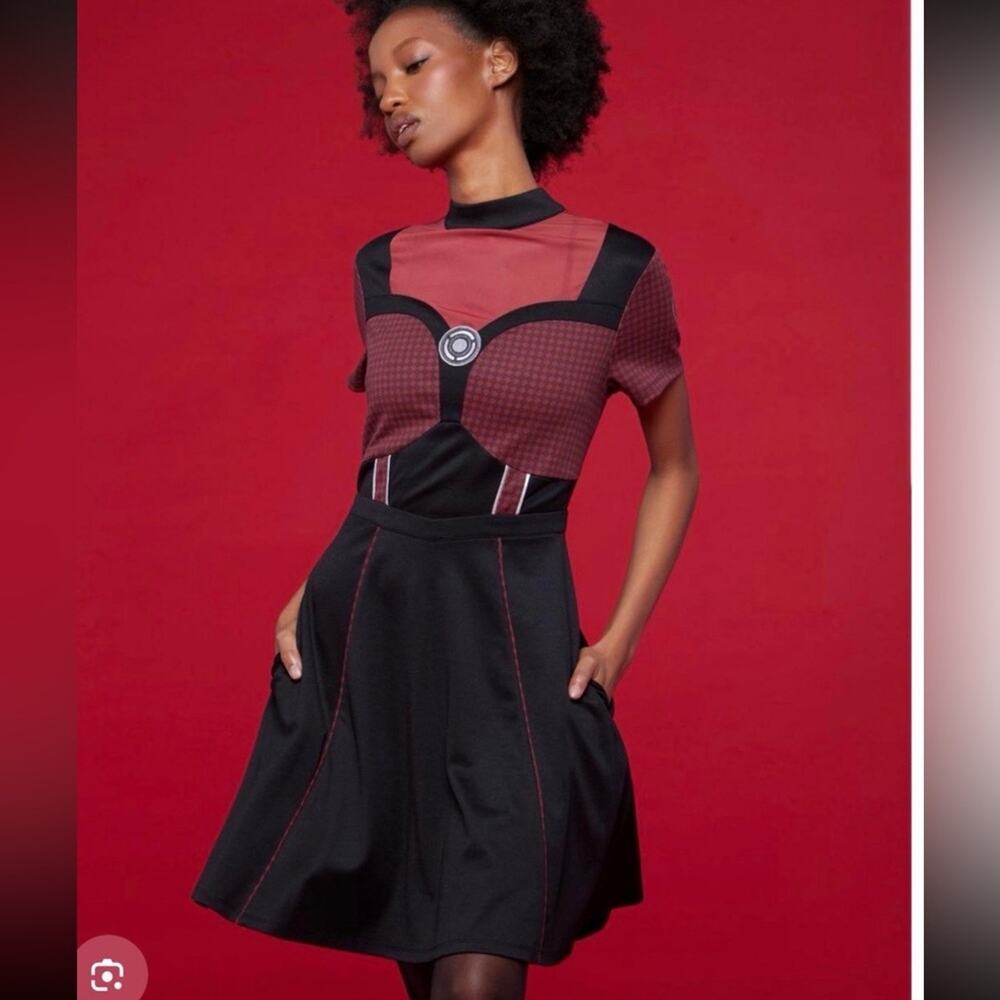 Torrid Her Universe Marvel Ant Man Dress Red Black Pockets Disney Epic Size 2X